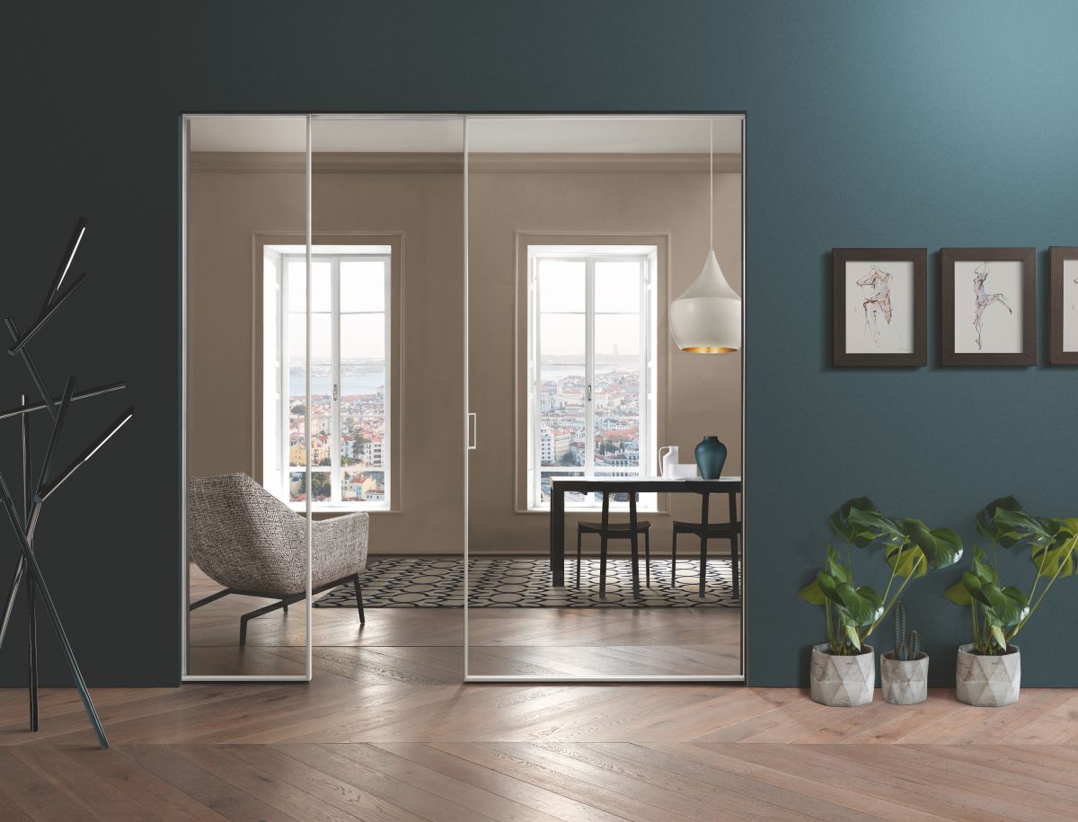 GD Dorigo Catalogo Luce. Luce 800 scorrevole a scomparsa , finitura laccato RAL chiaro