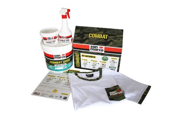 Combat: kit di prodotti antimuffa per interno ed esterno