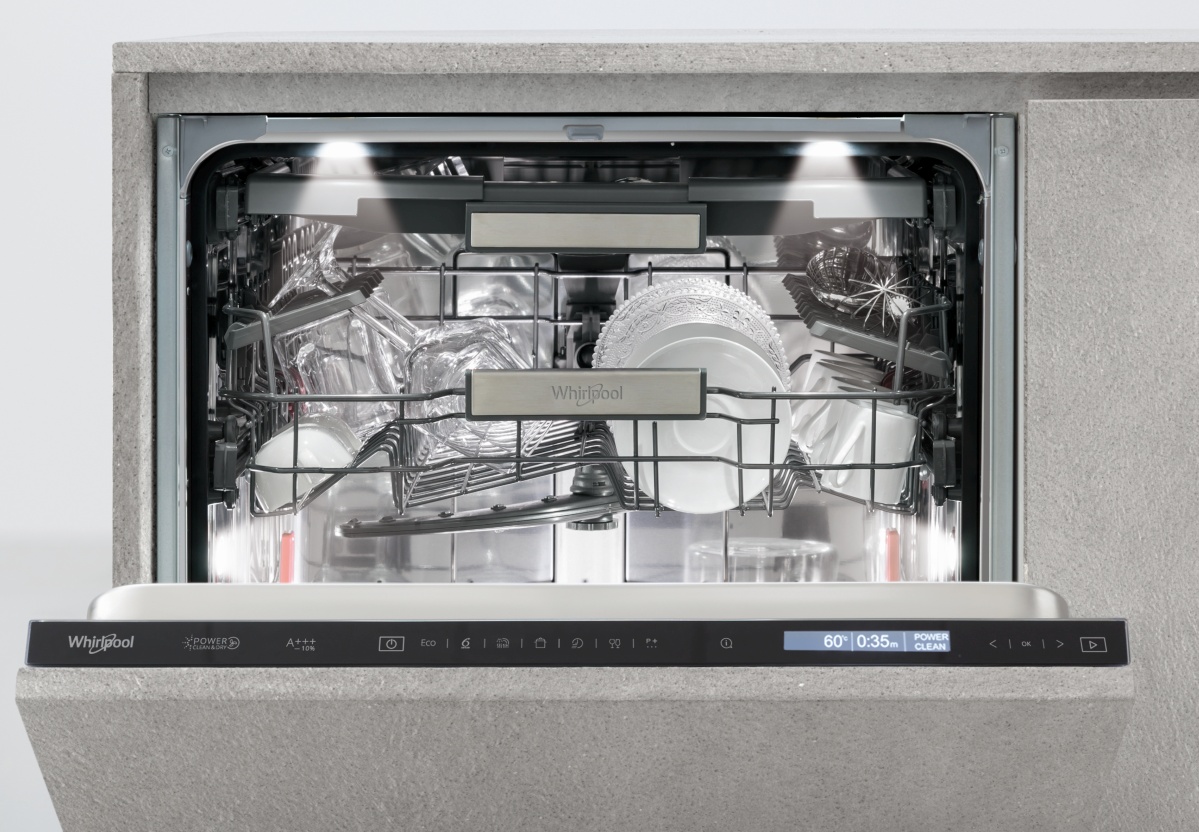 lavastoviglie Whirlpool W Collection dalle performance elevate con bassi consumi energetici