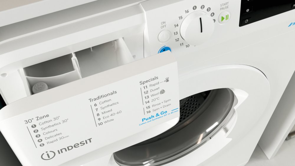 lavatrici Push&Go semplici e intuitive