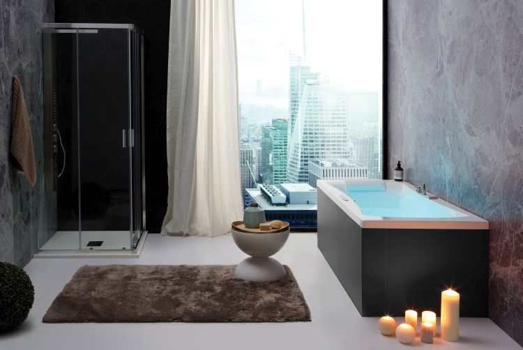 Stile e benessere in bagno con la vasca Design di Kinedo