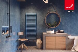 Scaldasalviette Zehnder Subway, design essenziale in bagno