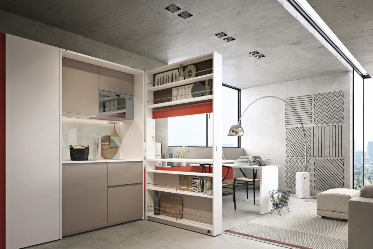 Clei – Kitchen Box, la mini cucina per ambienti multifunzionali
