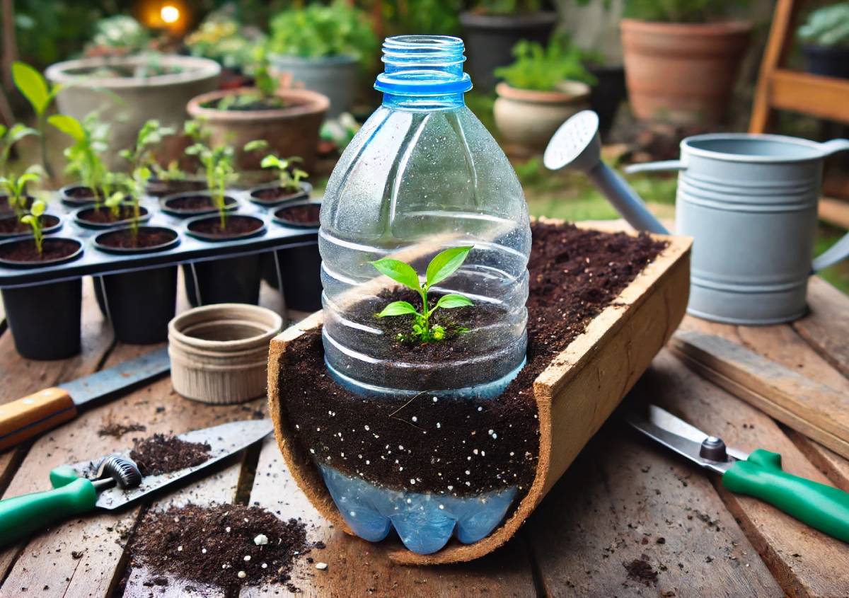 Utilizzare materiali riciclati per il giardinaggio creativo