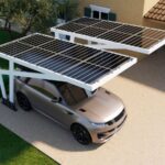 Carpot Fotovoltaico di Belle Pergole, un posto auto sostenibile che genera energia per la casa