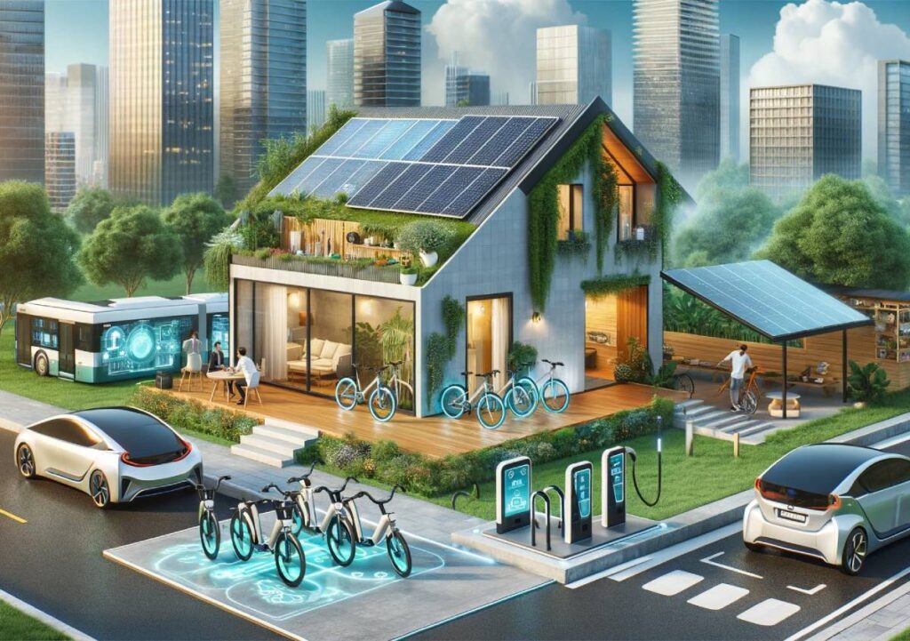 Mobilità sostenibile: biciclette elettriche e car sharing per la casa del futuro