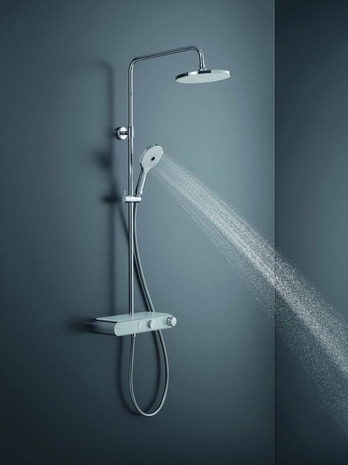 Sistema doccia Shower System Shelf 1050 di Duravit