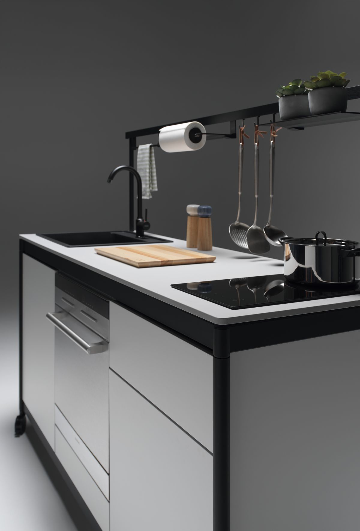 Cucina modulare Fluido Kitchenette di Martex