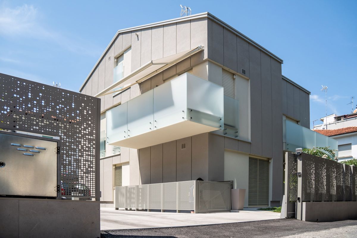 Il progetto di ricostruzione di un edificio a Riccione