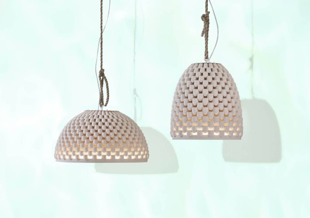 Lampade Haibu di Paolo Castelli: un alveare di design e tecnologia 3D