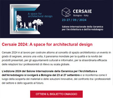 Lo spazio architettonico è al centro di Cersaie 2024