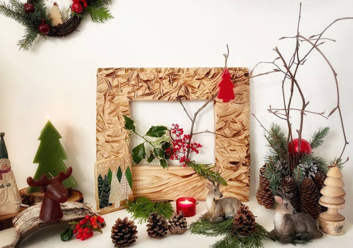 Corredocasa Set Di 2 Centrotavola Natalizi In Misto Lino Con Bordo Ricamato – Eleganza E Atmosfera Festiva Per La Tavola E La Casa, Decorazioni Natale