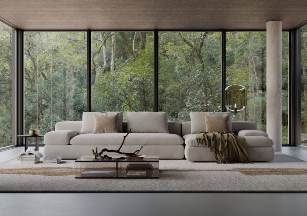 Divano letto Rufus di Milano Bedding: comfort ed essenzialità contemporanea