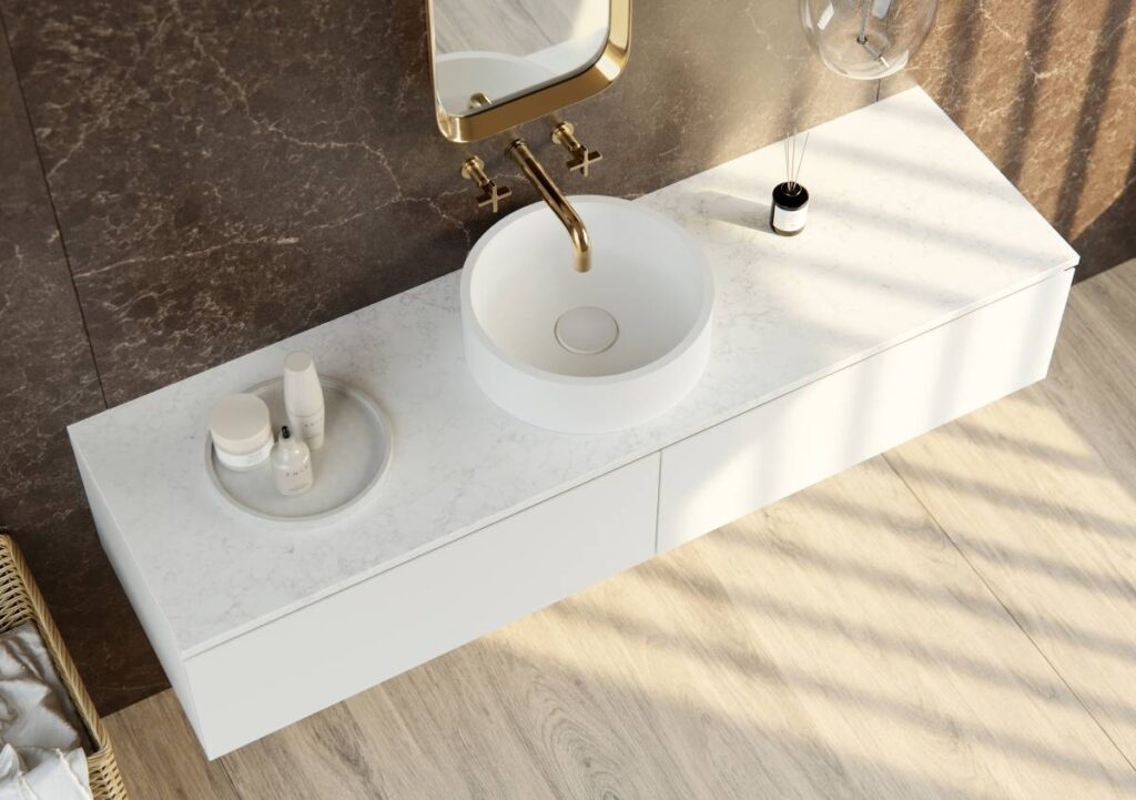 Zoe Top in Silestone®: la nuova frontiera del design bagno tra estetica, igiene e durata