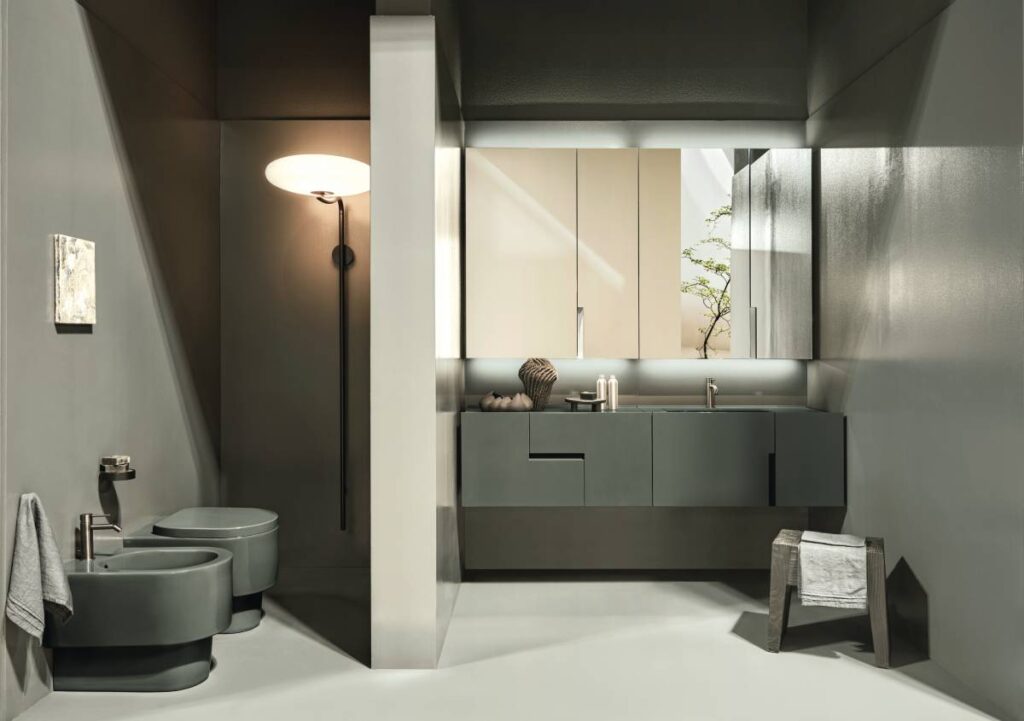 Essential Colors di Ceramica Cielo: lnuove finiture lucide per un bagno elegante e minimale