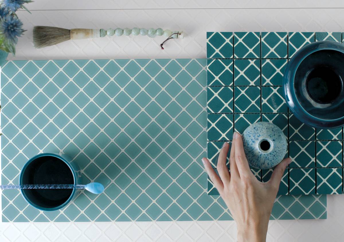 Color blocking, tendenza colore per le superfici ceramiche