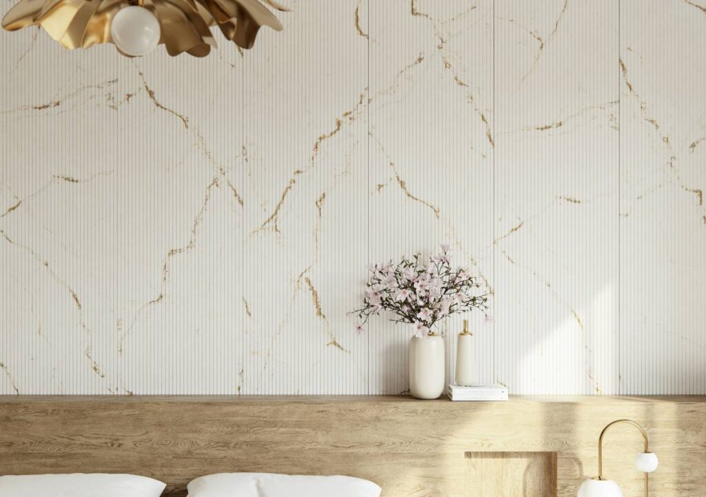 Silestone® Ukiyo Cosentino: il nuovo linguaggio tridimensionale delle superfici verticali