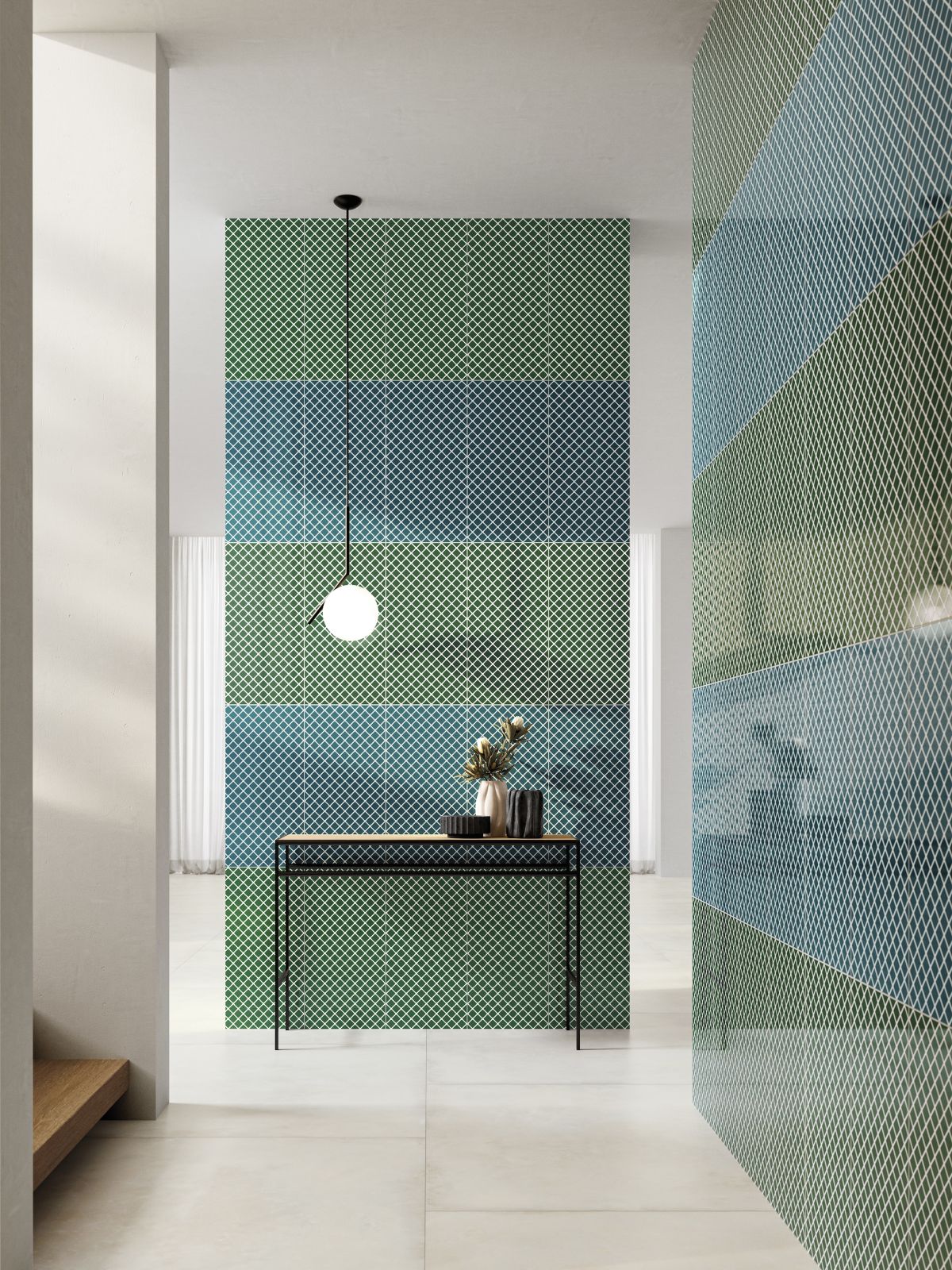 Color blocking con i materiali ceramici