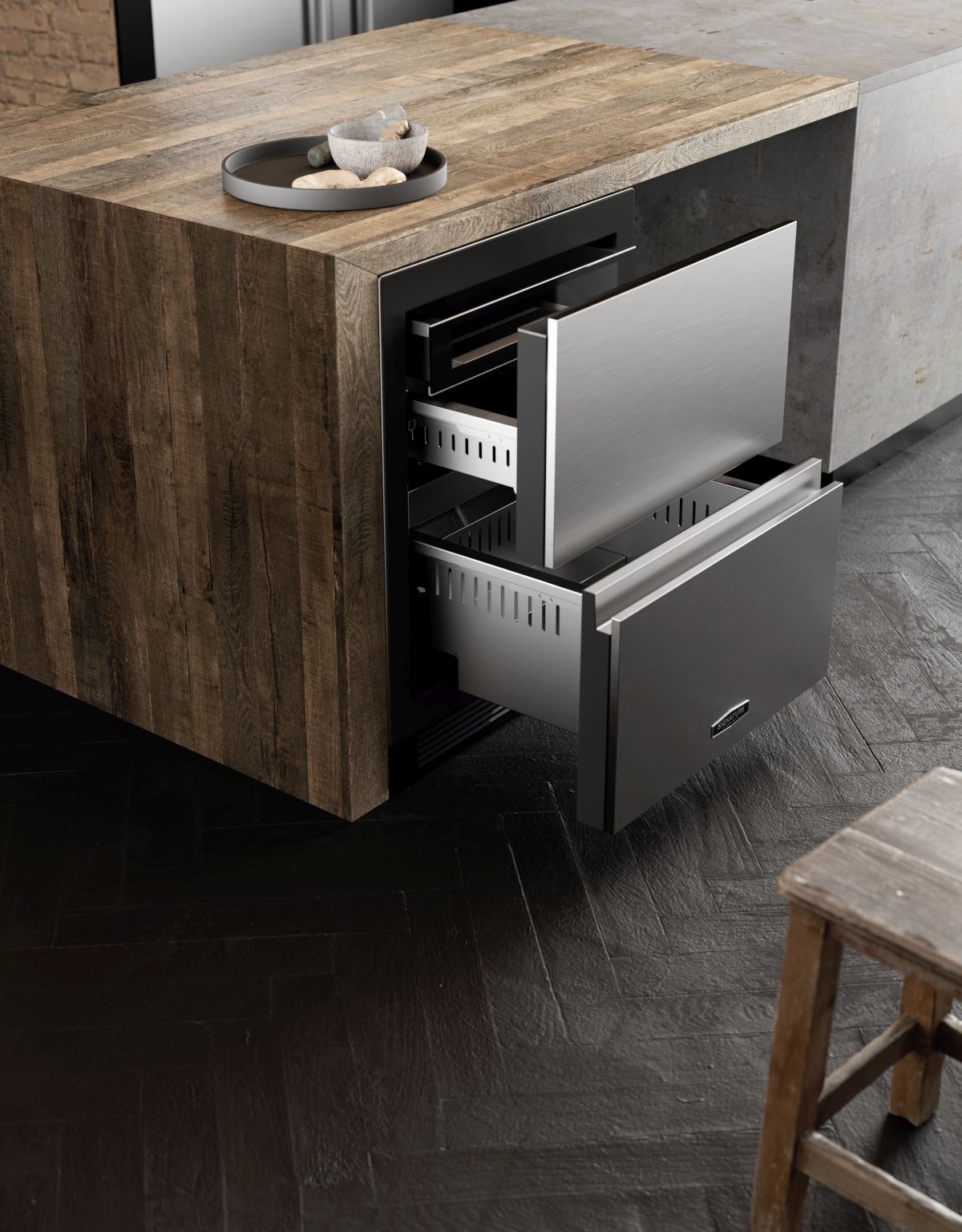 Frigorifero Convertibile Sottopiano di Signature Kitchen Suite