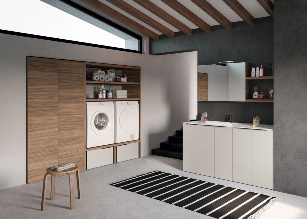 Lavanderia e bagno di servizio diventano spazi di design con AIRY MY SPACE di RCR ITALIA