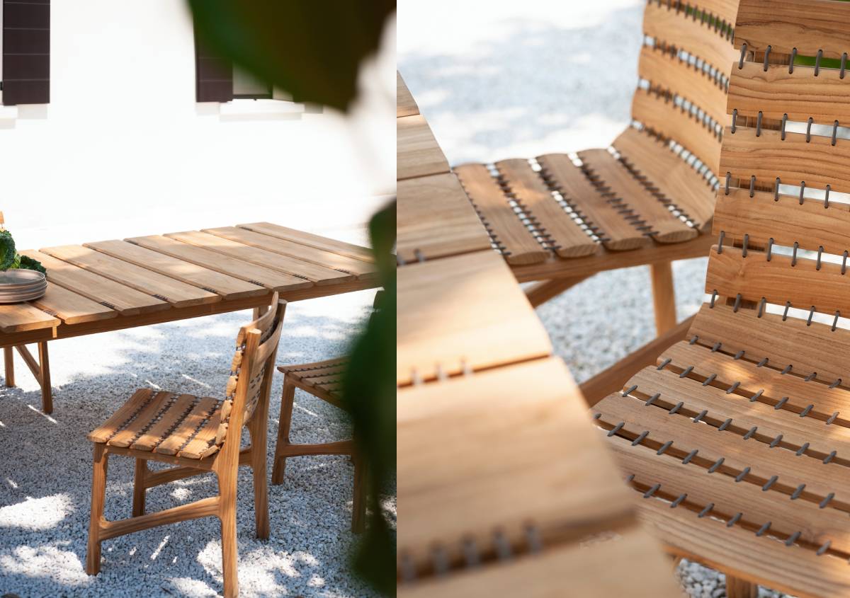 Il teak, materiale senza tempo per l’outdoor