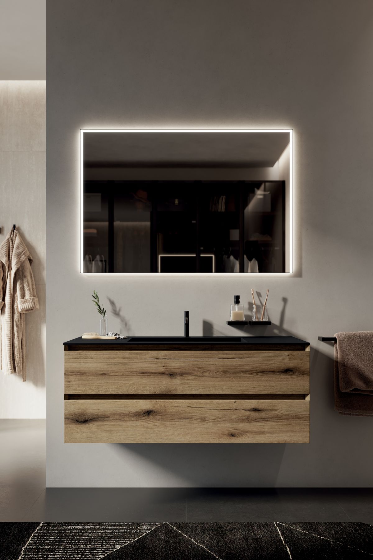 Specchi intelligenti per un bagno high-tech: design funzionale ed estetica minimale