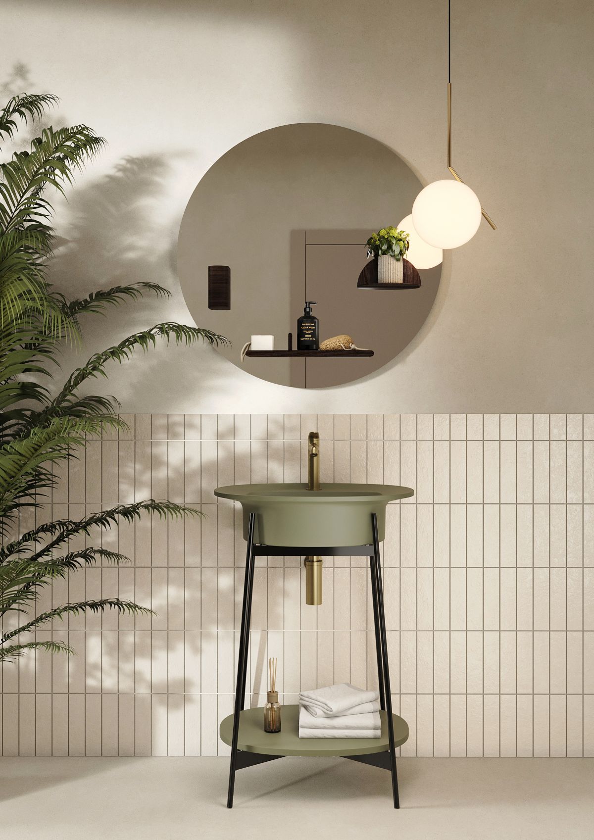 Iride di Azzurra Ceramica: il lavabo come oggetto scultoreo
