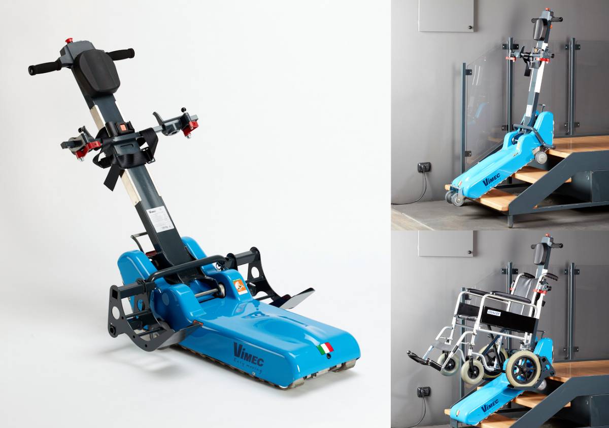 T09 Roby di Vimec il top di gamma dei montascale mobili