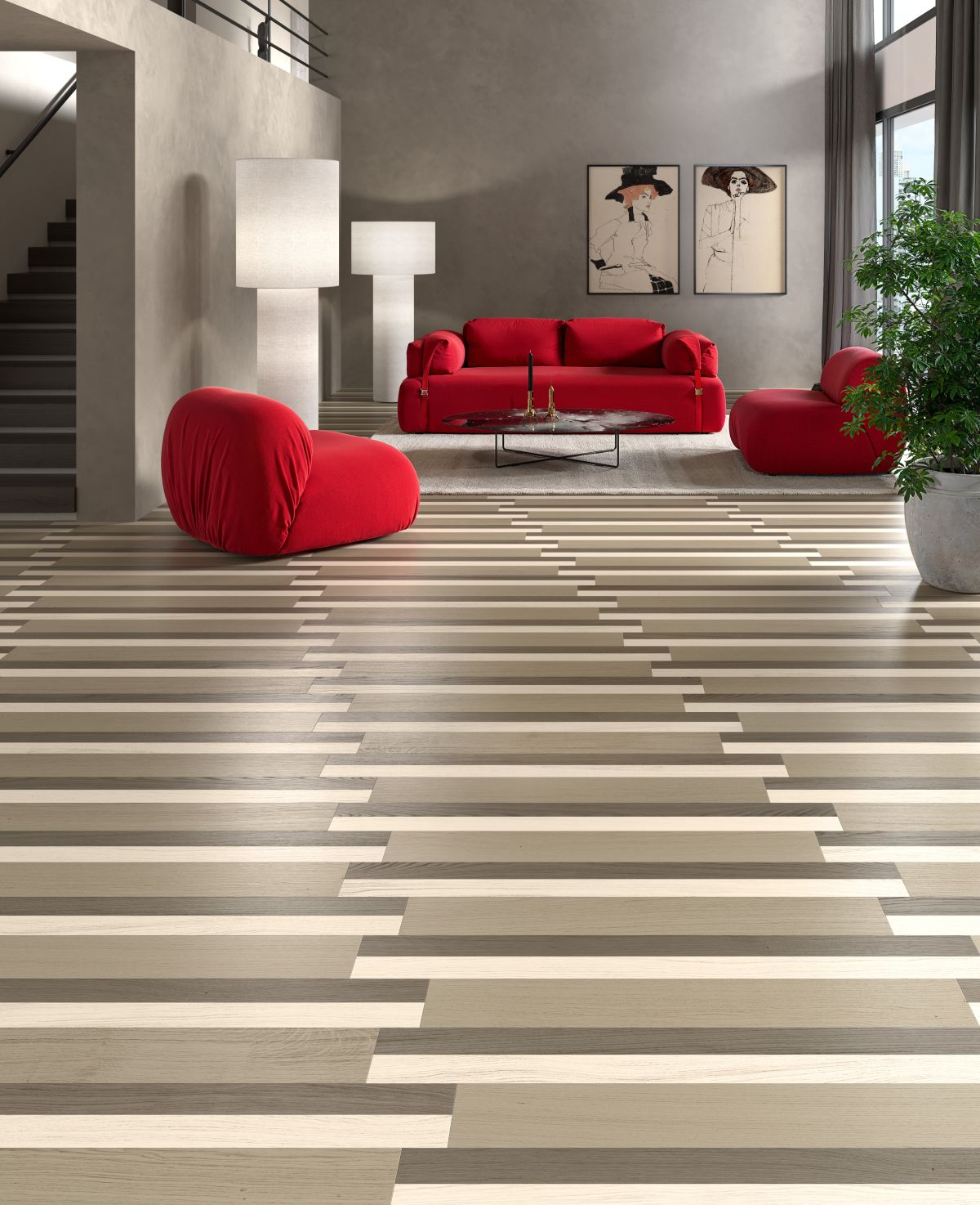La collezione Berti x Diesel Living: tre grafiche distintive per ogni spazio
