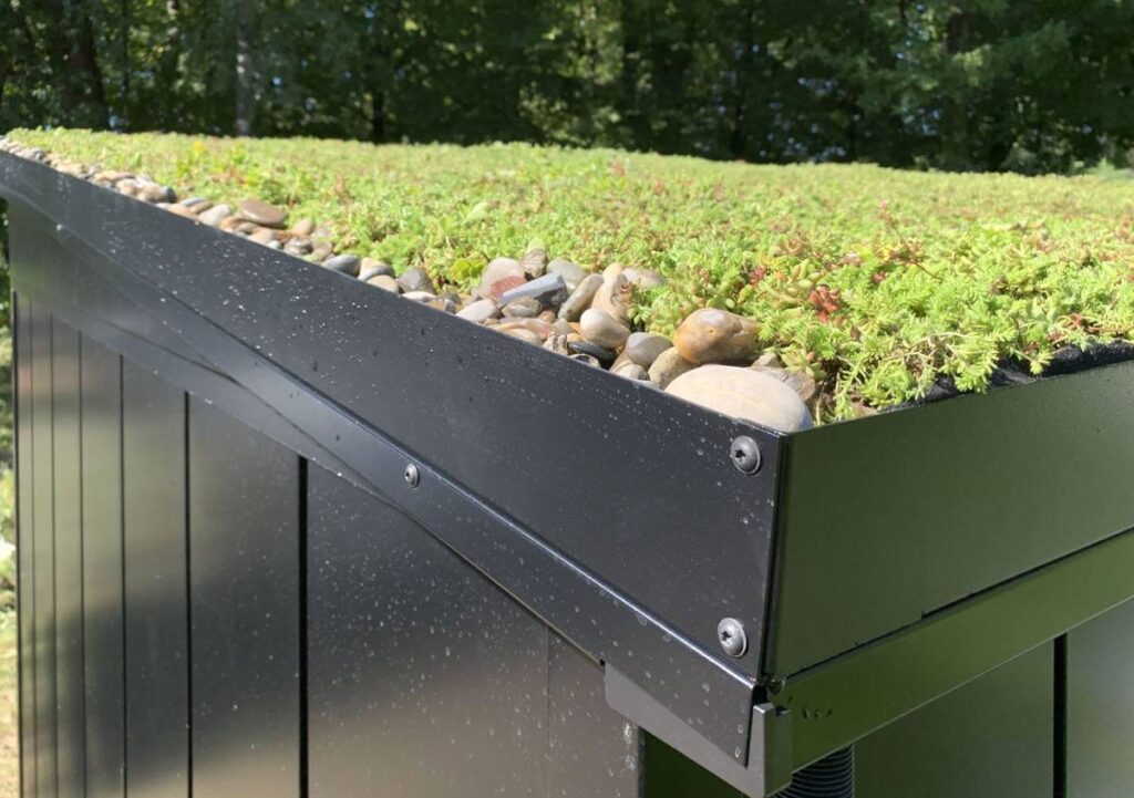 Casette da giardino con tetto verde Hörmann: sostenibilità e design per gli spazi outdoor