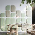Flora Collection di Isolspace: pannelli fonoassorbenti per ambienti che richiamano la natura