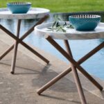 Lase di Veltha Outdoor: il tavolino da giardino che unisce design e artigianato