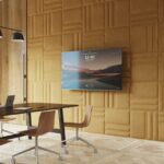 Trame Collection di Isolspace: pannelli fonoassorbenti per pareti e controsoffitti