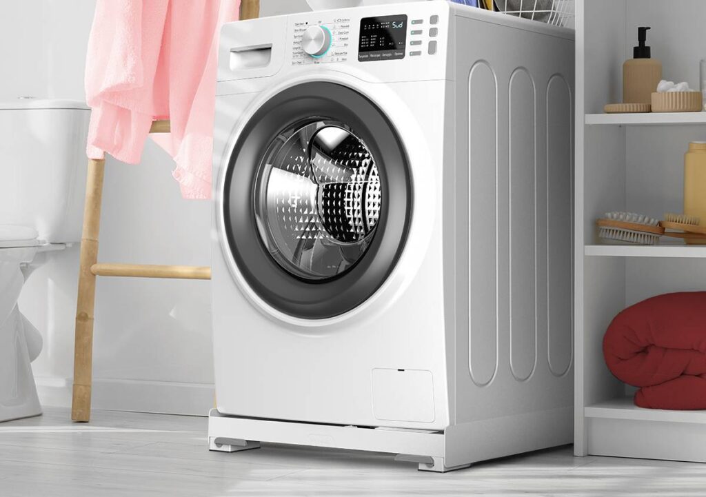 Base Move di Meliconi: più spazio, meno fatica nella zona lavanderia