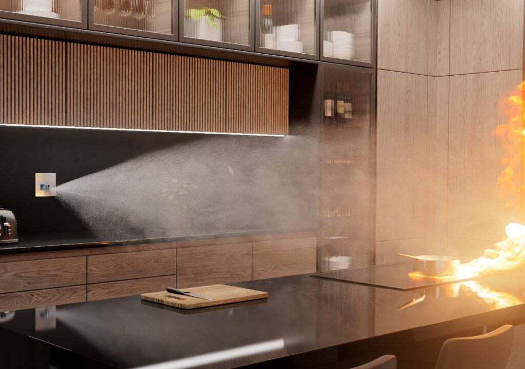 Automist, il dispositivo antincendio invisibile che protegge la casa