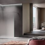 Il box doccia OPEN di SAMO si rinnova: nuove finiture, vetri esclusivi e altezza fino a 245 cm