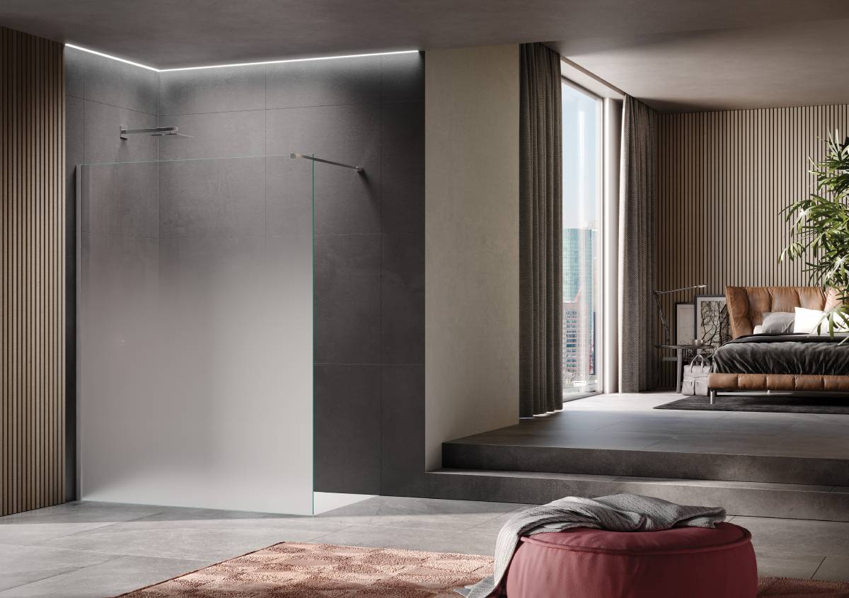 Il box doccia OPEN di SAMO si rinnova nuove finiture, vetri esclusivi e altezza fino a 245 cm