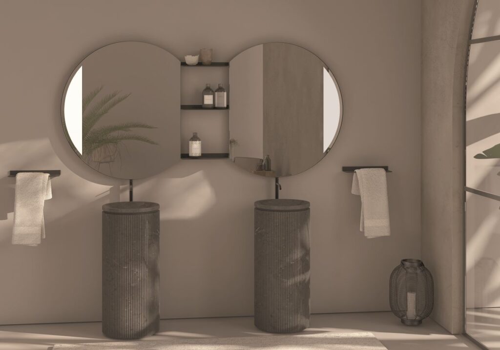 Key Round di Vanità & Casa: il nuovo specchio intelligente che unisce design e tecnologia