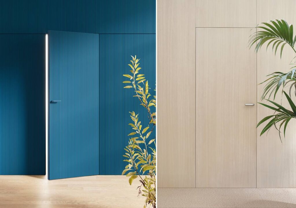 Nodoor di Effebiquattro: la porta rasomuro che scompare nello spazio