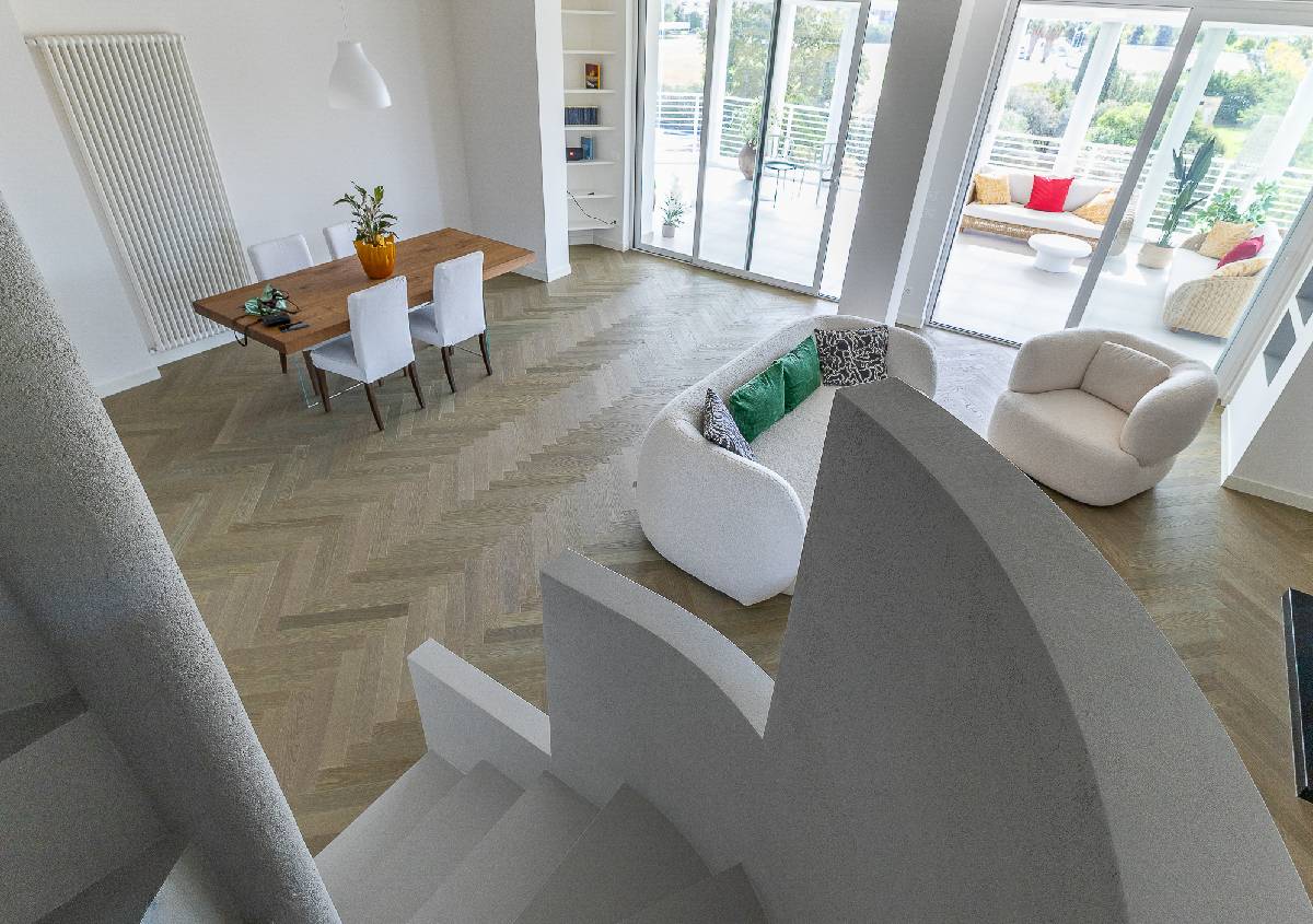 Materiali, texture e soluzioni su misura per un living evoluto Materiali, texture e soluzioni su misura per un living evoluto