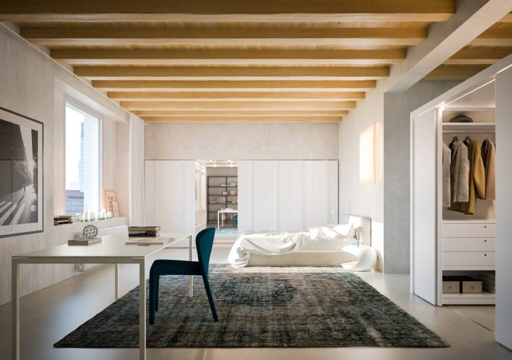 Armadi compattabili Fantin: evoluzione del design tra tecnologia, modularità e colore