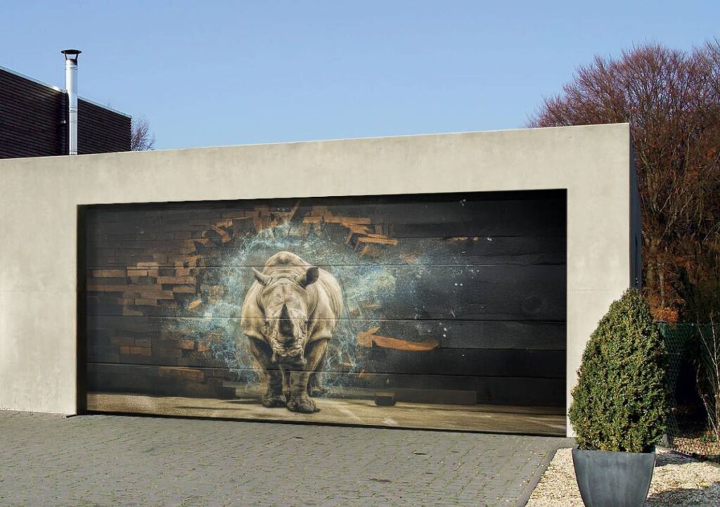 Hörmann Duragrain: il portone da garage diventa una superficie creativa e personalizzabile