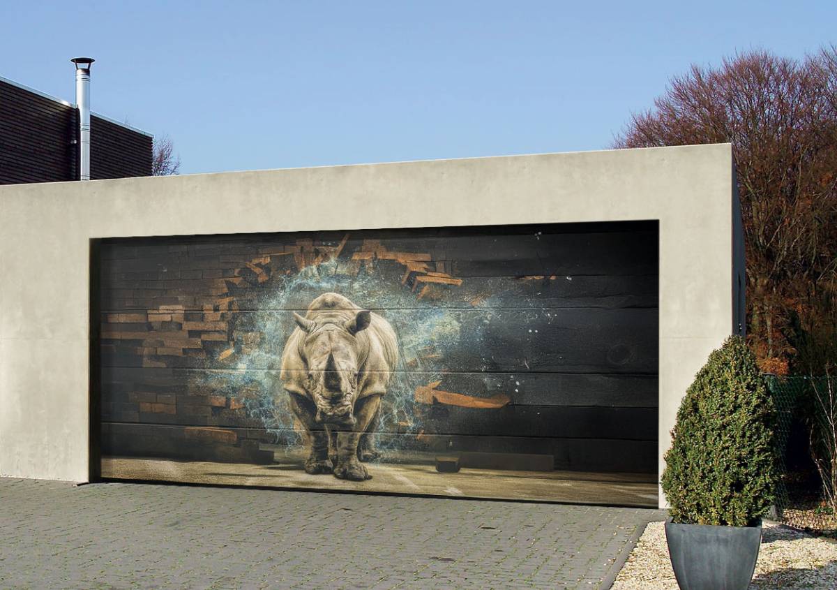 Hörmann Duragrain il portone da garage diventa una superficie creativa e personalizzabile