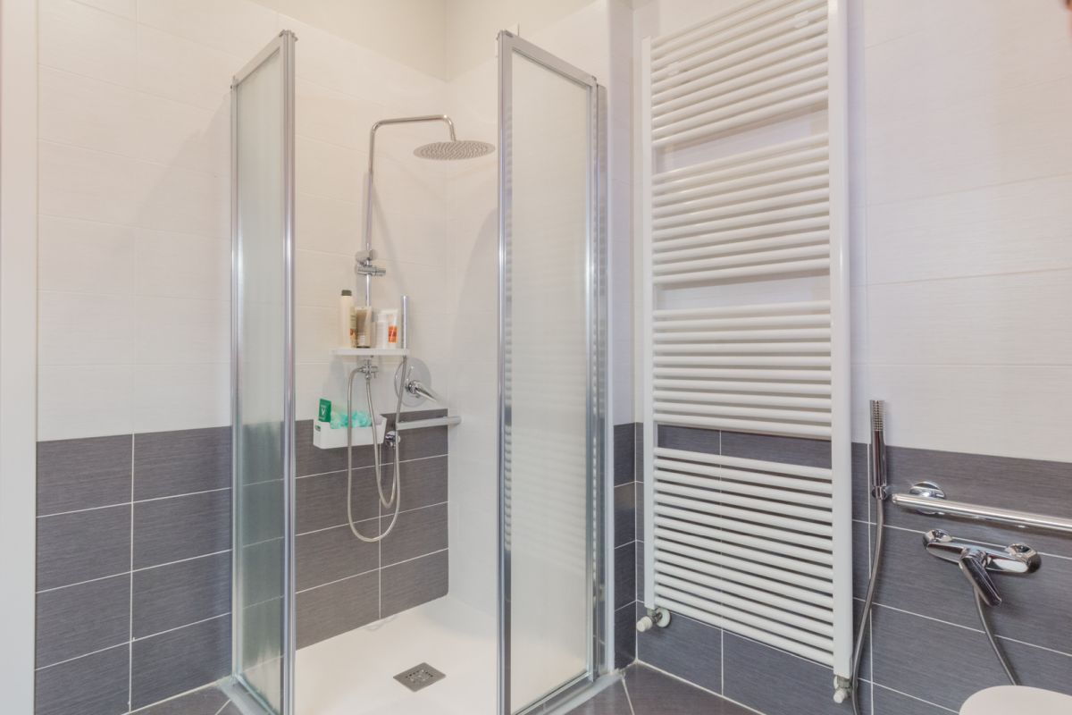 La zona doccia La zona doccia