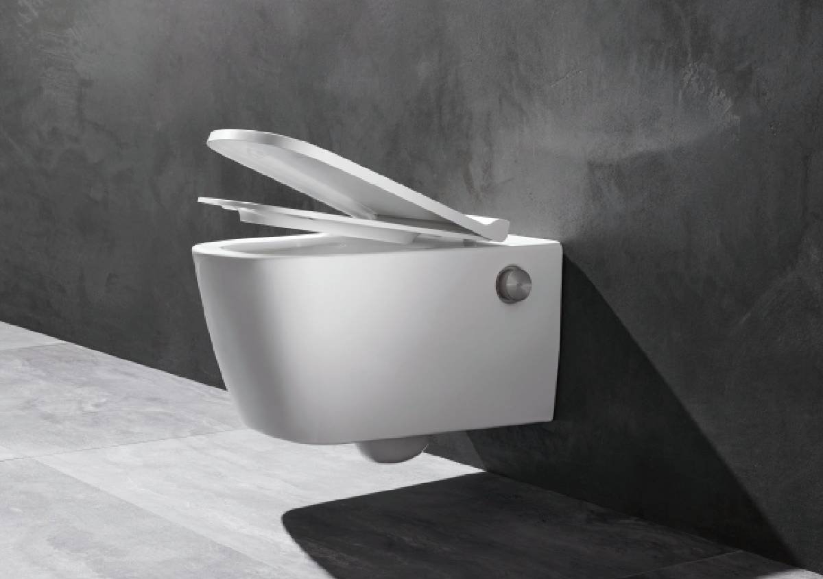 TECEneo, WC bidet sospeso con funzione di pulizia integrata