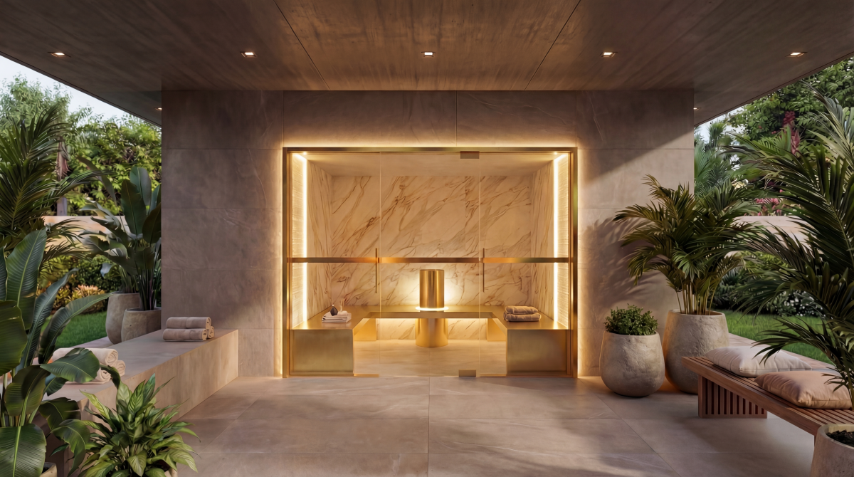 Installazione e spazio minimo per un hammam domestico Installazione e spazio minimo per un hammam domestico