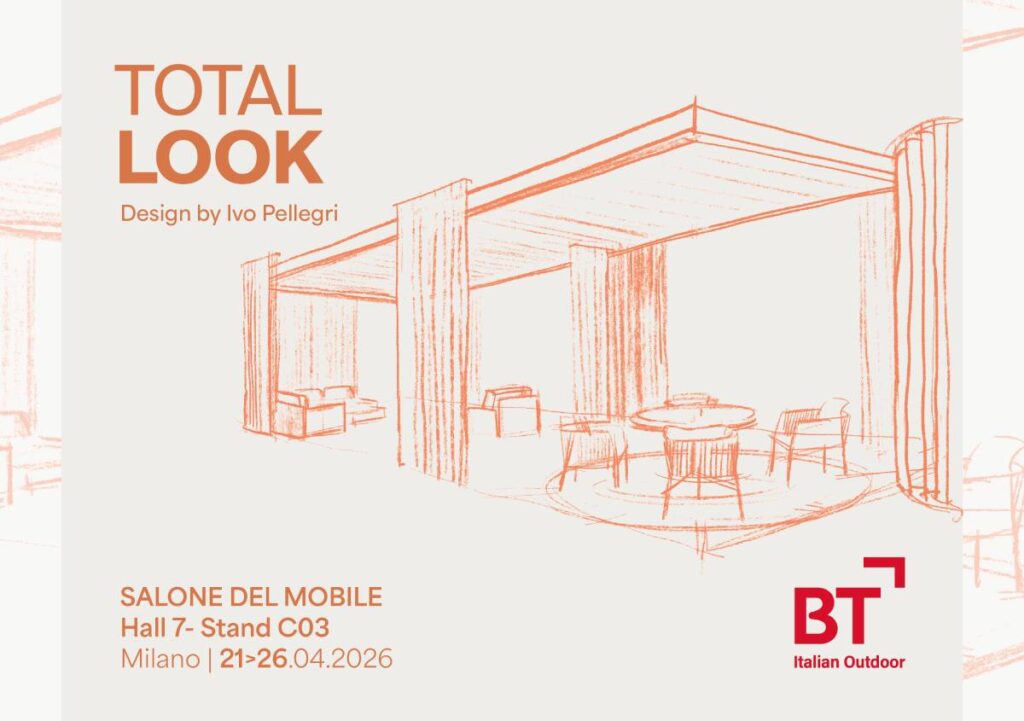 BT al Salone del Mobile 2026: un nuovo concetto di outdoor per l’abitare contemporaneo