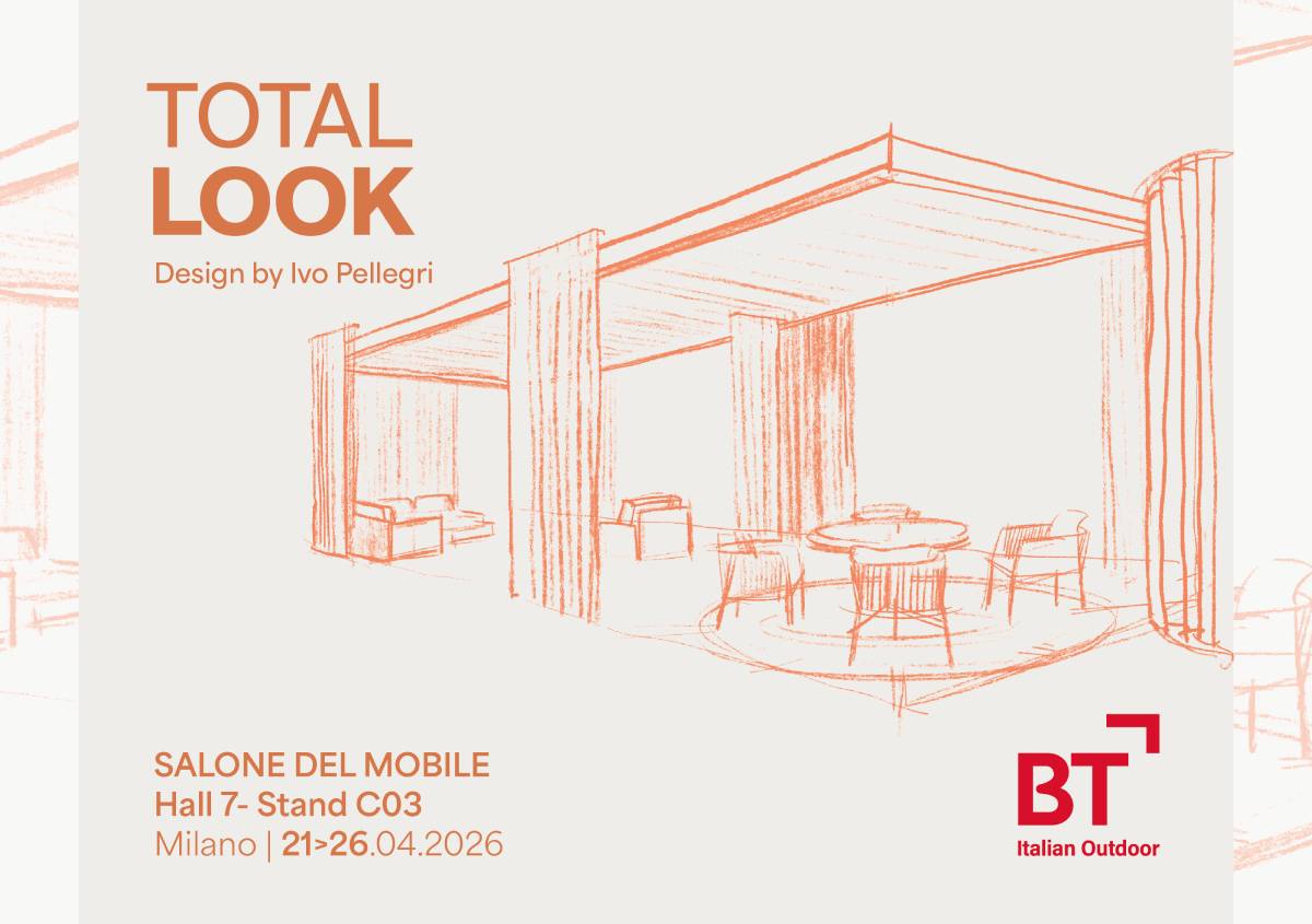 BT al Salone del Mobile 2026 un nuovo concetto di outdoor per l’abitare contemporaneo BT al Salone del Mobile 2026 un nuovo concetto di outdoor per l’abitare contemporaneo