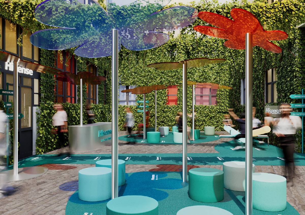 Hisense Fuorisalone 2026 THE COLORFUL DISTRICT tra tecnologia immersiva, colore e smart home Hisense Fuorisalone 2026 THE COLORFUL DISTRICT tra tecnologia immersiva, colore e smart home