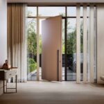 Porta a bilico PIRUE: il portoncino da esterno di design firmato WIŚNIOWSKI
